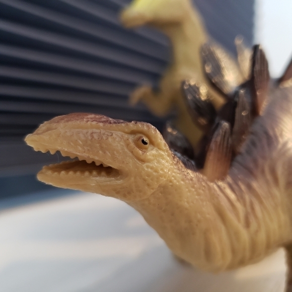 Lot of 5 Vintage Solid Hard Plastic Dinosaur Toys Figurines Figures Children Kid - Picture 13 of 15